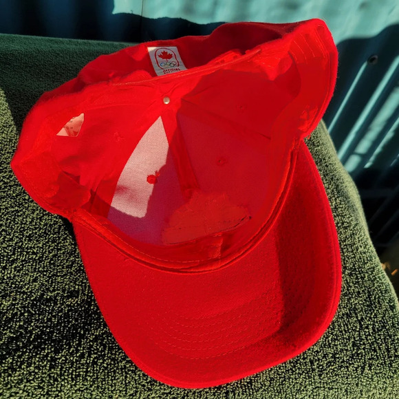 Red Olympic Baseball Hat - Picture 5 of 10